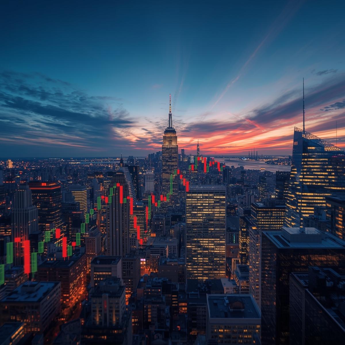 City financial market visualization